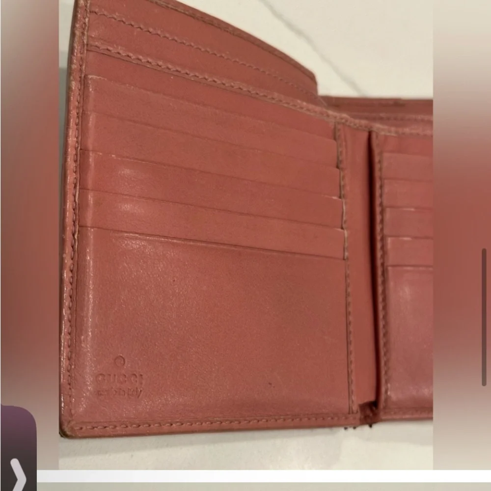 Gucci Wallet more life left  Vintage . Cards money id holder heart icon luxury - Picture 8 of 14